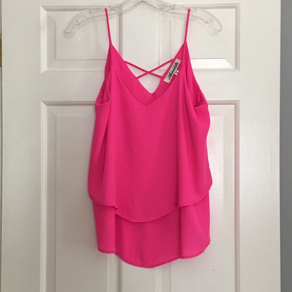 Annabella pink tank top